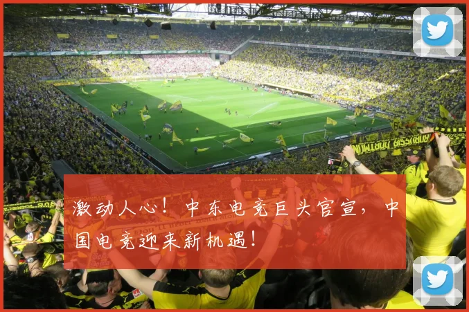 激动人心！中东电竞巨头官宣，中国电竞迎来新机遇！